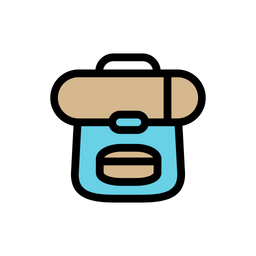 Camping bag  Icon