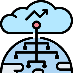 Cloud networking  Icon