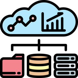 Stockage en ligne  Icône