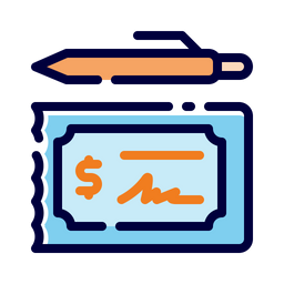 Cheque  Icon