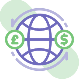 Global money exchange  Icon