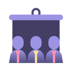 Employee presentation  Icon