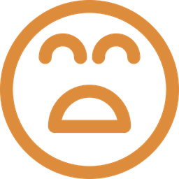 Verblüfftes Emoticon  Symbol