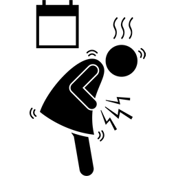 Magenschmerzen  Symbol