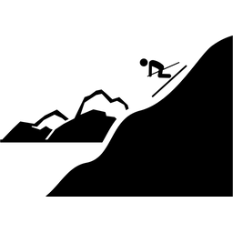 Skifahren  Symbol