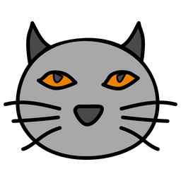 Katzengesicht  Symbol