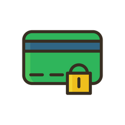 Lock Credit Card  Icon