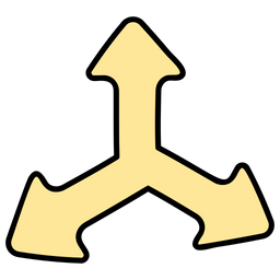 Kreuzungspfeil  Symbol