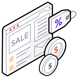 Online Sale  Icon