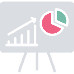 분석 프레젠테이션  아이콘