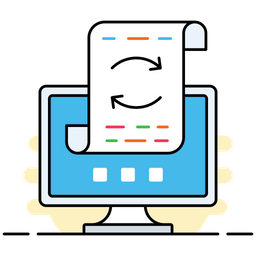 Datensynchronisation  Symbol