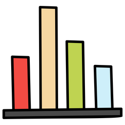 Gráfico de barras  Ícone