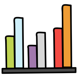 막대 그래프  아이콘