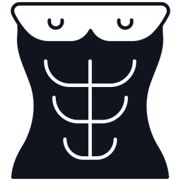 Abs Fitness Gym Icon