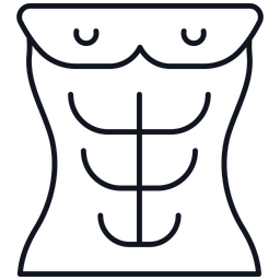 Abs Fitness Gym Icon