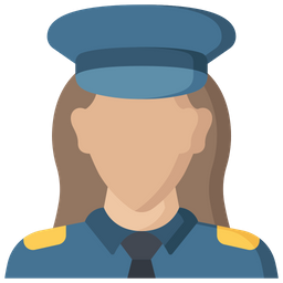 Policial feminina  Ícone