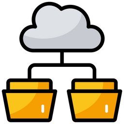 Cloud Folders  Icon