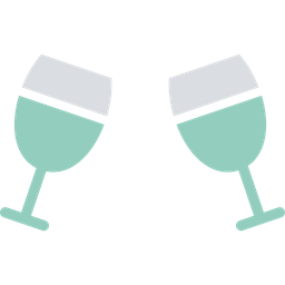 Champagne glasses  Icon