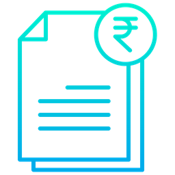 Rupees documents  Icon