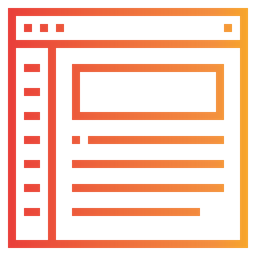 Web Layout  Icon