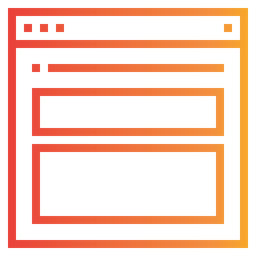 Web Layout  Icon