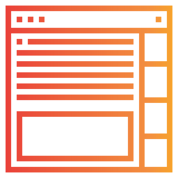 Web Layout  Icon