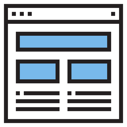 Web Layout  Icon