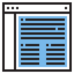 Web Layout  Icon