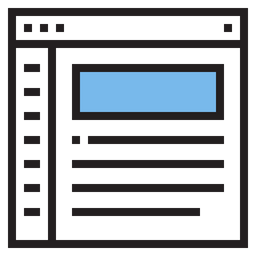 Web Layout  Icon