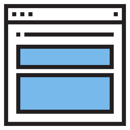 Web Layout  Icon