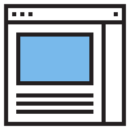 Web Layout  Icon