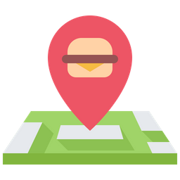 Burger shop location  Icon