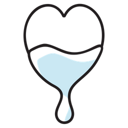 Dripping Heart  Icon