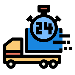 Delivery 24 hour  Icon