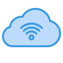 Cloud wifi  Icon