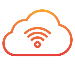 Cloud wifi  Icon