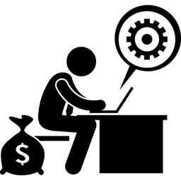 Mitarbeiterumsatz  Symbol