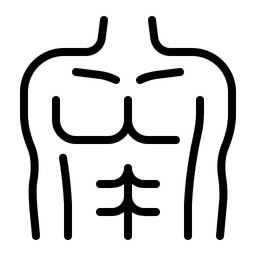 Abs Man Muscle Icon