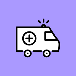 Krankenwagen  Symbol