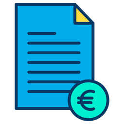 Euro Document  Icon