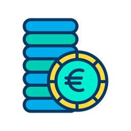 Euro Coins  Icon