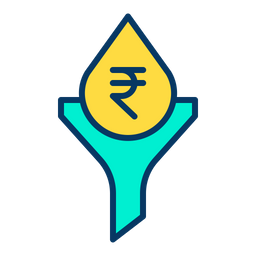 Rupees Funnel  Icon