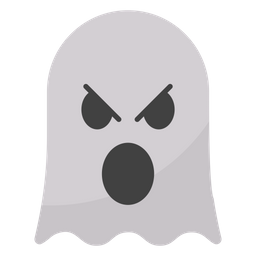 Angry Ghost Face  Icon