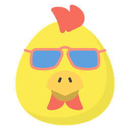 Chicken Sunglasses  Icon