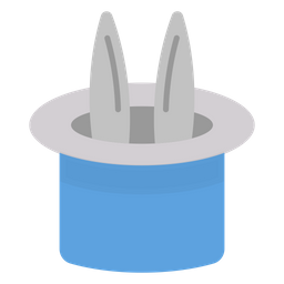 토끼 모자  아이콘