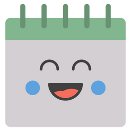 Emoji de calendário  Ícone