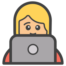 Computer User  Icon