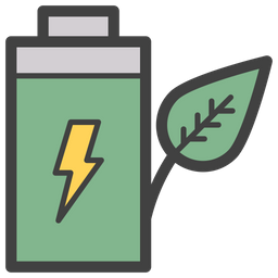 Bateria ecológica  Ícone