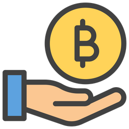 Bitcoin Donation  Icon