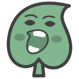 Angry Leaf Emoji  Icon